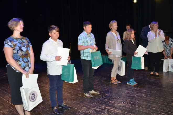 Wręczenie nagród uczniom