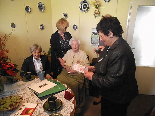 Życzenia od prezes Zarządu Koła Zofii Pogodzińskiej