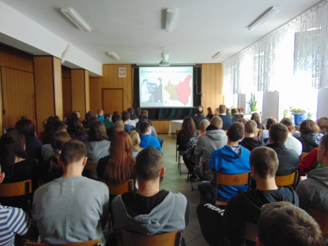 Spotkanie z Sybiraczkami w Zespole Szkół Technicznych im. gen. W. Andersa w Białymstoku