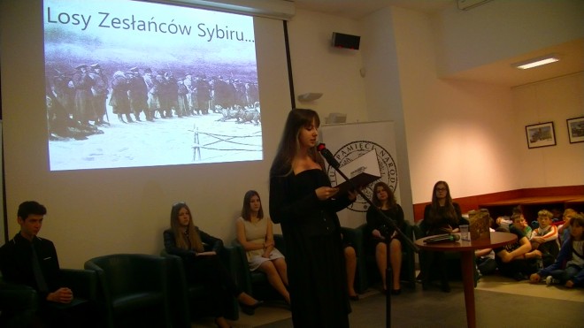 Występ „Losy zesłańców Sybiru”
