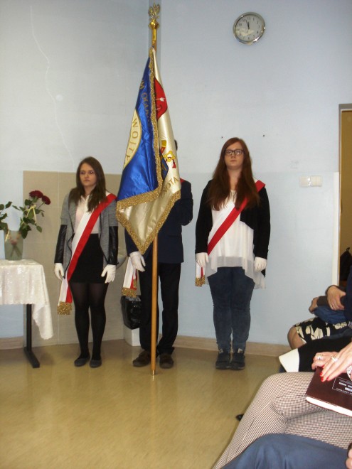 Poczet sztandarowy szkoły