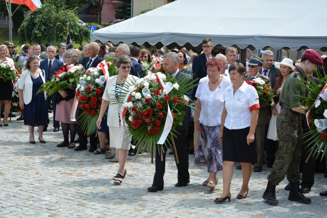 Kwiaty od Oddziału ZS w Przemyślu