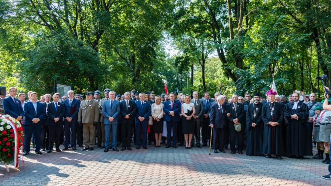 Uroczystość przy Pomniku Katyńskim