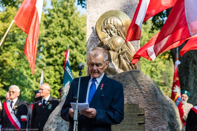 Prezes Zarządu Oddziału ZS w Białymstoku Tadeusz Chwiedź