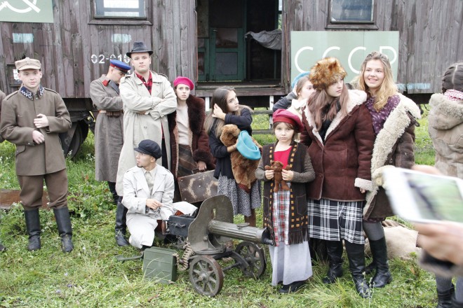 Kadry z filmu „Dębiccy Sybiracy...”