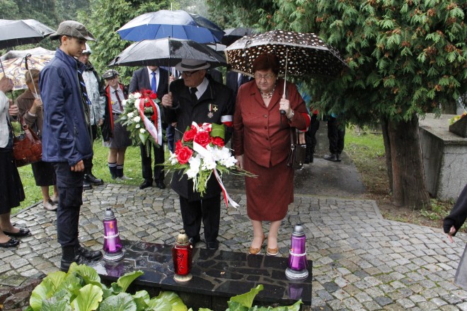 Delegacja Koła ZS Maria Aktyl i Jan Kudyba