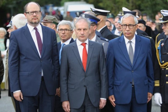 Paweł Adamowicz, Dariusz Drelich, Kazimierz Smoliński