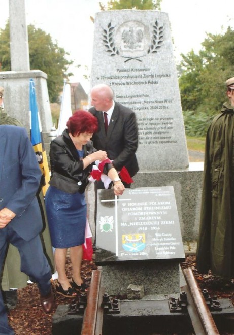 Odsłonięcie obelisku