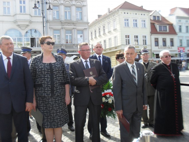 Józef Ramlau, Anna Mackiewicz, Zbigniew Ostrowski, Mirosław Myśliński, ks. bp Jan Tyrawa