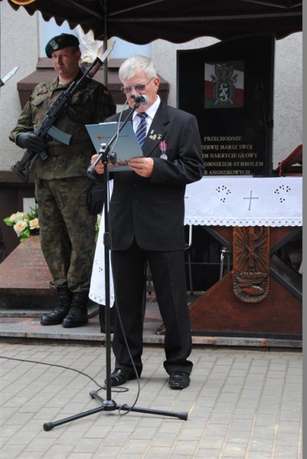 Prezes Zarządu Koła ZS w Głogowie Stanisław Dwojny