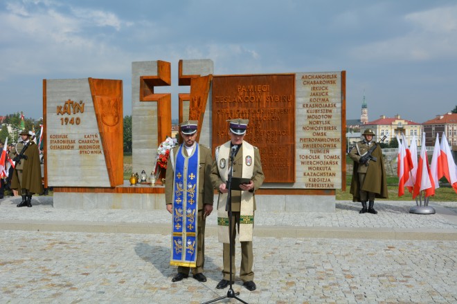 Ks. mjr Marcin Kwiatkowski i ks. ppłk Jerzy Mohraus