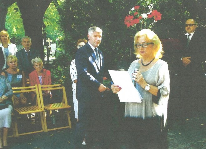 Przemawia prezes Danuta Sedlak