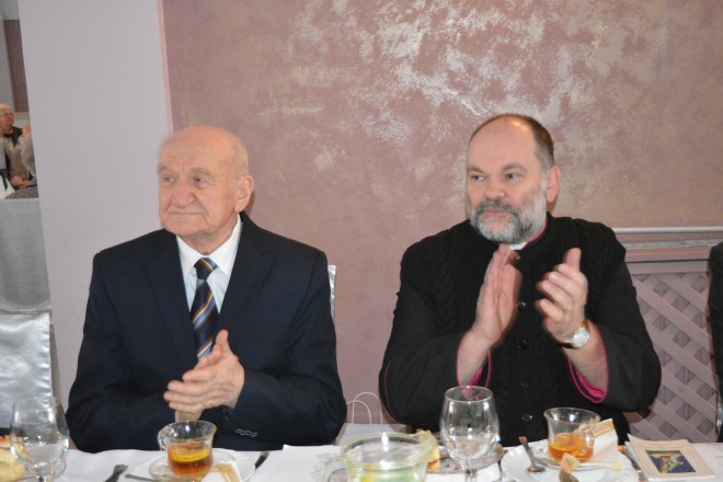Kazimierz Kotowski i ks. Wojciech Zwolicki