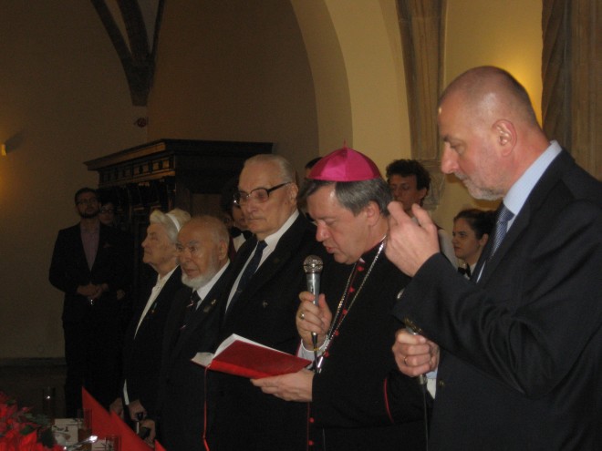 Prezydent Rafał Dutkiewicz i abp Józef Kupny