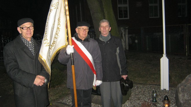 Poczet sztandarowy Koła ZS w Dębnie