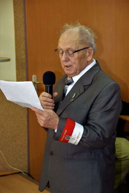 Roman Kalista, prezes Zarządu Koła ZS w Zambrowie