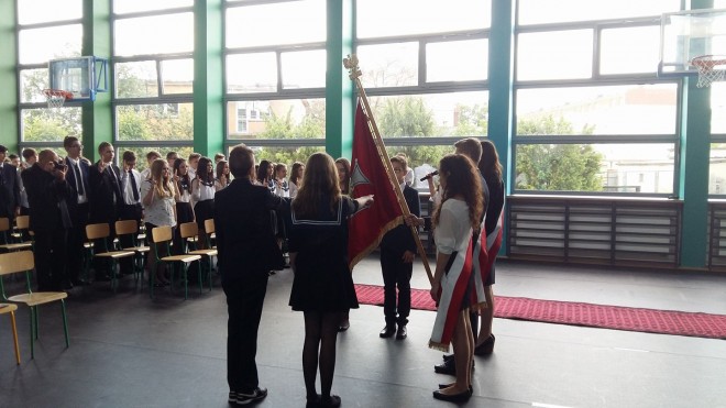 Ślubowanie gimnazjalistów