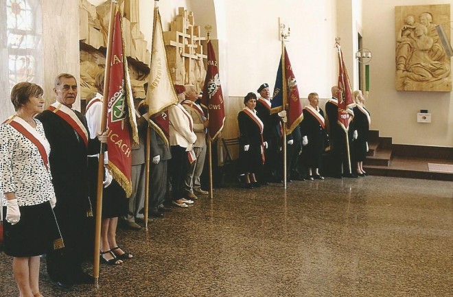 Poczty sztandarowe Kół Oddziału ZS w Gorzowie Wielkopolskim