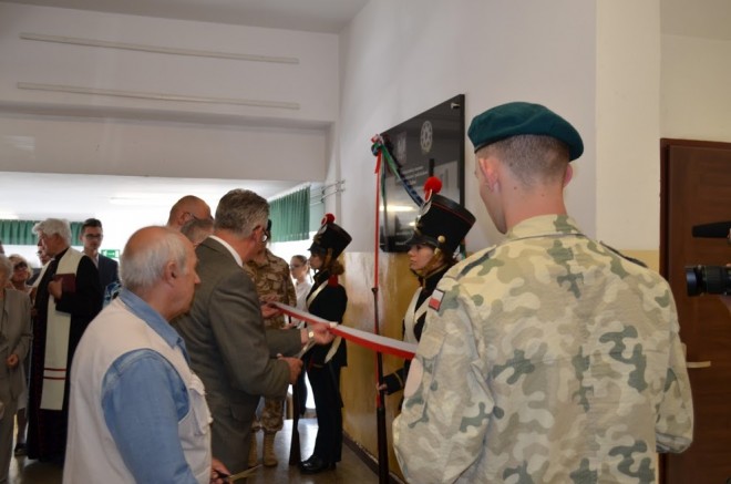 Odsłonięcie tablicy pamiątkowej