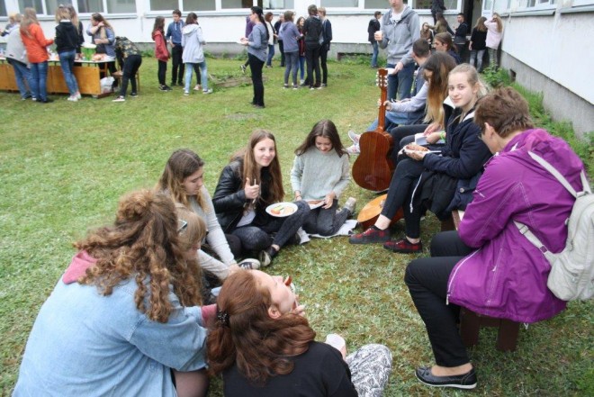 Wspólne zabawy młodzieży z Poznania i Wilna