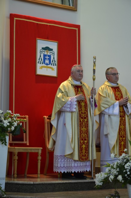 Msza w kościele pw. Świętej Rodziny w Augustowie.